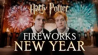 Harry Potter | New Year's Eve Countdown ✨ Weasleys Firework Display - Music & Ambience
