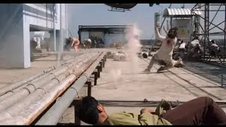 No Escape (2015) - Rooftop Shootout Scene 