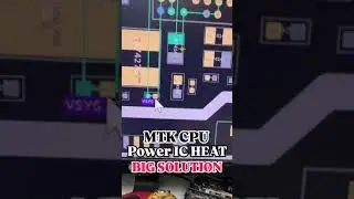 #mtk cpu power Ic heat #repair #viralvideo