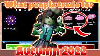 What people TRADE for AUTUMN HALO 2022! | Royale High