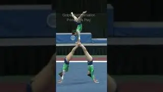 3 Gymnasts Achieve AMAZING Balance Feat