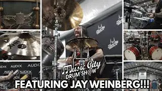 🎸  Music City Drum Show Featuring EXCLUSIVE Jay Weinberg Footage 🎥🥁