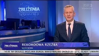 Robert Wyskiel rzeźbi w kłodzie bohaterów „Rzepki” - Włościbórek, Sępólno Krajeńskie, 07.06.2019 r.