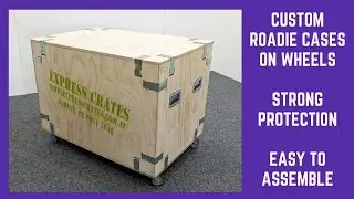 Custom Roadie Cases on Wheels Affordable Road Cases