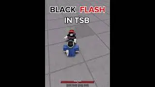 THE BLACK FLASH IN TSB NEW UPDATE #roblox #thestrongestbattlegrounds #robloxsaitamabattlegrounds