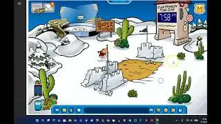 Club penguin atake Town is Decorated Jan 14 2026