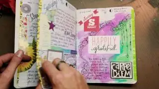 March April fauxbonichi omnijournal flip thru flip through