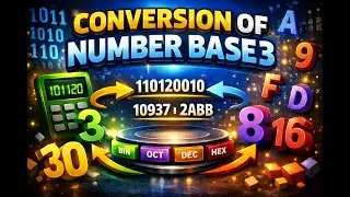 CONVERSION OF NUMBER BASE #conversionofnumberbase #numberbase #mathematics #deambassadortutorial