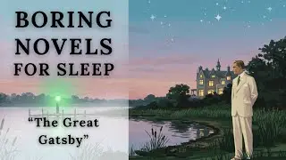 The Great Gatsby Full Audiobook with Rain Ambience | Boring Novels for Sleep