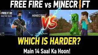 Free Fire Master Player vs Minecraft for the First Time! 💀 (Hardest Challenge)