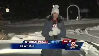 Snow, wind pummel Cape Cod