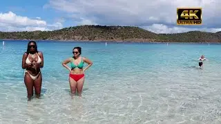 Best 4K Caribbean Beach Walk 2022 - Virgin Islands 2022