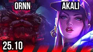 ORNN vs AKALI (TOP) | 6/1/11 | EUW Challenger | 25.10
