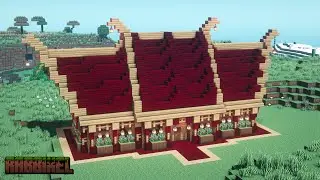 Minecraft . How to build a minecraft cottage | cabin.tutorial