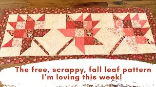 Let&rsquo;s Make an Easy, Beautiful, Self-Binding Fall Table Runner! 🍁🍂🍁🍂🍁