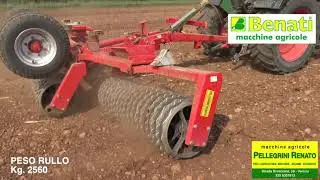 PELLEGRINI MACCHINE AGRICOLE VERONA BENATI  HE-VA RULLO TIP ROLLER 5,40 MT LE COLOMBARE SOC. AGR.