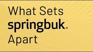 What Sets Springbuk Apart