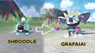 Shroodle evolves to Grafaiai // Pokemon Evolution