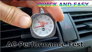 AC Performance Test - Simple and Easy - No Tools Required!