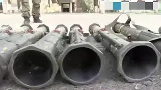 Отстрелянные тубусы Шведских гранатометов АТ4! ПропоГандоны затрофеили ЦЕЛЫЙ склад, пустых АТ4!