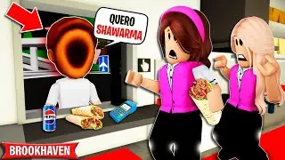 NUNCA TRABALHE NESSE QUIOSQUE SHAWARMA ÀS 3 DA MANHÃ | Historinhas Brookhaven Rp Bibi e Lud