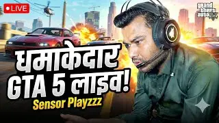 LIVE 🔴 LET'S PLAY GTA 6 😯 FOR FIRST TIME 😍 With Facecam #live #short #shortsfeed #sensorplayzzz