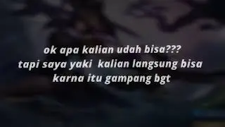 Tutorial fanny, tips dan trik agar tidak di katain Darat