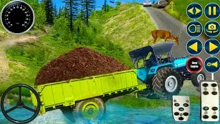 Heavy Tractor Trolley Cargo Farming Simulator 🚜 || Gameplay 01 || Flash Games Zone