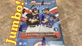 3 AUTOS!  NEW RELEASE!  2022 BOWMAN BASEBALL *JUMBO* BOX!