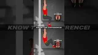 ❗️ HANGING KNEE RAISE &mdash; KNOW THE DIFFERENCE! #animation #fitness #tips #workout #bodyweight #gym