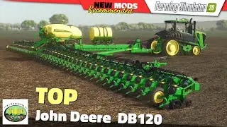 FS25 | John Deere DB120 (by JHHG Modding) - Farming Simulator 25 Mods Review QHD