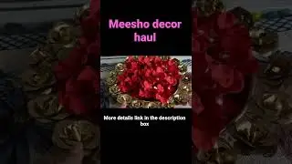 #Shortvideo #Meesho decor items #sayma sunshine fashion #goldenflowerpot #meeshobag