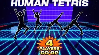 HUMAN TETRIS SQUAD 🔥| Group Interactive Warm-up | Full Body Workout 🔥