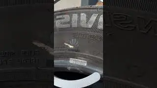 Watch Our Handheld Laser Marker Engrave a Crisp Logo on a Car Tire with Precision!
