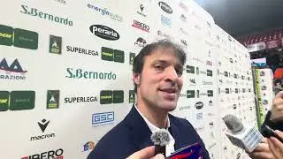 SuperLega, Cuneo-Perugia 3/0, l&rsquo;intervista post partita a coach Battocchio 
