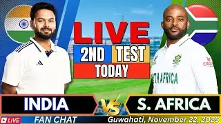 🔴Live: IND vs SA, 2nd Test Day 2 | Live Cricket Score & Commentary | INDIA vs South Africa | KMPUNK