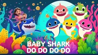 Colorful Baby Shark Dance for Kids 🎵 | Learn Colors in the Ocean 🌊