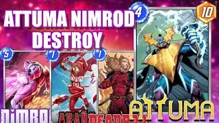 SICK OF CLOG? PLAY THIS!! | Attuma Nimrod Destroy| Marvel Snap