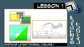 Sketchup Layout 1 — Введение в стиль фигур (2021!)