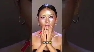 Girl Reveals Her Real Face! 😲 Shocking Transformation After Removing Gold Makeup!