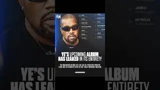Kanye&rsquo;s ENTIRE New Album Just LEAKED&mdash;You Won&rsquo;t Believe Track #4! #kanyewest #leak #album #shorts