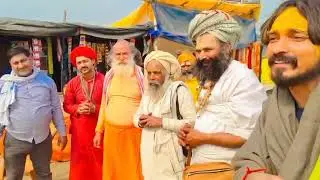 माघ मेला प्रयागराज में चिंताहरण महादेव मंदिर के पुजारी बाबा का हुआ आगमन 