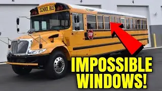 WHY ARE SCHOOL BUS WINDOWS SO HARD TO OPEN?