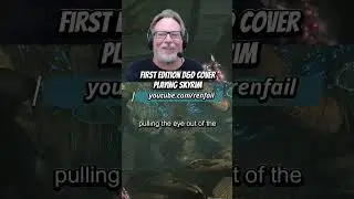Момент с обложки первого издания D&D: игра в Skyrim