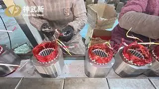 The Entire Production Process of Copper Wire Asynchronous Motors#motor #copper
