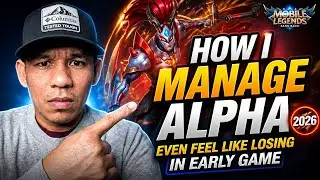 HOW I MANAGE ALPHA EVEN FEEL LIKE LOSING IN EARLY GAME ? #mobilelegend #mlbb #alpha #alphagameplay