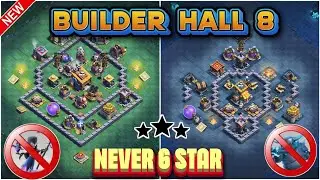 BEST-10 BUILDER HALL 8 BASE || BH8 BASE WITH LINK + REPLAY || BH8 ANTI WITCH AND PEKKA || BH8 2025