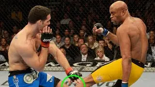 😲 ANDERSON SILVA'S LEG BREAKING AGAINST CHRIS WEIDMAN