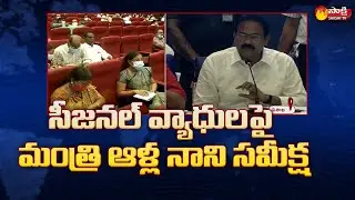 AP Health Minister Alla Nani Key Review Meeting On Seasonal Diseases | Sakshi TV
