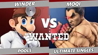 WANTED S4 C4 - Moqi (Kazuya) Vs. Winder (Dr. Mario) SSBU Ultimate Tournament